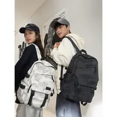 Mochila escolar para meninos do ensino médio 2026 Novo estilo nicho de alto valor masculino estudante do ensino fundamen