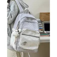 Verão novo estilo coreano estrela impressão mochila júnior saco de escola feminina estudantes universitários leve viagem