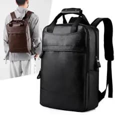 Mochila masculina mochila Casual na moda couro 50cm saco de computador masculino viagem de negócios na moda esportes est