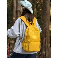 Lazer esportes mochila feminina simples versão coreana All-Match estudante mochila leve ao ar livre saco de escalada moc