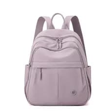 Rosa novo estilo moda simples All-Match Oxford pano leve à prova dwaterproof água mochila doce cor pequena mochila femin