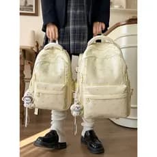 Nova mochila Casual de grande capacidade, leve, reduz a carga, estudantes universitários do ensino médio, alta aplicação