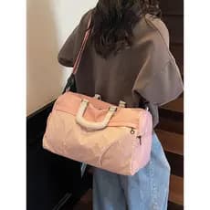 Bolsa de viagem de grande capacidade moda feminina leve portátil Cross-Body esportes ginásio saco masculino viagem de ne