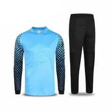 Camisa de goleiro de futebol terno calças compridas engrossado camisa de goleiro Shorts camisa de futebol mangas comprid