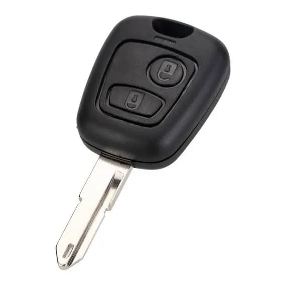 Adequado para chave shell substituição escudo Peugeot logotipo 206/207/307 Citroen C2 controle remoto do carro