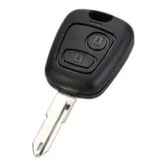 Adequado para Peugeot logotipo 206/207/307 Citroen C2 carro controle remoto chave escudo substituição escudo