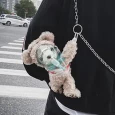 Bonito pequeno saco feminino 2023 outono inverno novo estilo na moda versão coreana saco peludo único de pelúcia de um o