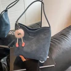 Bolsa de ombro pequena bolsa balde moda estilo ocidental japão coreia 2023 novo estilo na moda INS temperamento axilas s