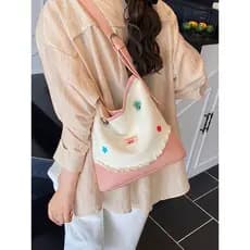 Moda Casual bolsa de ombro bolsa feminina moda grande capacidade 2025 novo estilo balde saco texturizado elegante saco d