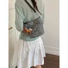 Bolsa balde com estampa de leopardo 2026 Novo estilo Bolsa mensageiro de grande capacidade Bolsa de ombro Casual elegant