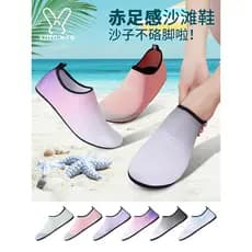 2026 novo estilo meias de praia sapatos mulheres mergulho mergulho vadear sapatos de natação masculino Anti-deslizamento