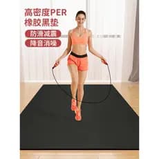 Manyaru tapete de Yoga de borracha Natural engrossado antiderrapante tapete de pular corda absorção de choque isolamento