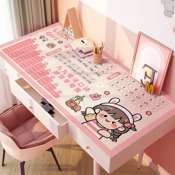 Almofada de mesa para aprendizagem infantil, toalha de mesa dedicada para multiplicação, proteção para os olhos, à prova