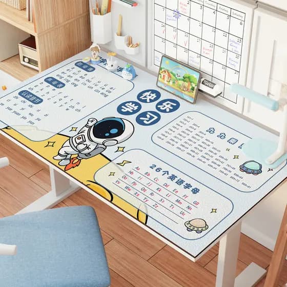 Toalha de mesa para crianças, mesa de estudo para estudantes, fórmula de multiplicação, tapete de mesa dedicado, ecologi