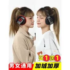 W inverno quente earmuffs masculino volta Wear pelúcia à prova de vento earmuffs anticongelante estudantes do sexo femin