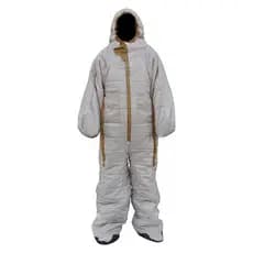 Saco de dormir humanóide bege humanóide dormir inverno acampamento saco de dormir quente acompanhando saco de dormir ves