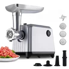 Moedor de carne elétrico padrão europeu, máquina doméstica de Enema de salsicha, multifuncional, salsicha de carne, moag