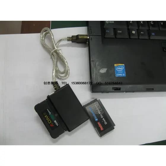 Leitor de cartão de disco rígido eletrônico USB2.0 2.5 IDE 44P DIY leitor de cartão de unidade de estado sólido de 44 pi