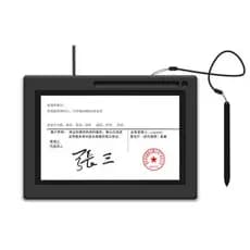 Jingzhimeng GM1020 tela manuscrita assinatura tela de lote 10.1 Polegada tela de assinatura eletrônica placa de assinatu