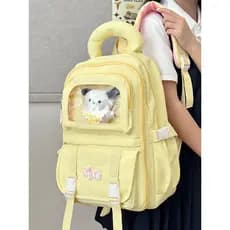 Mochila para estudantes do ensino médio estilo menina japonesa mochila para dor de estudantes universitários