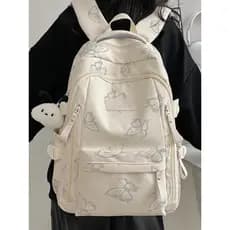 Mochila escolar de proteção para coluna feminina de terceira a sexta série mochila borboleta reflexiva feminina estudant