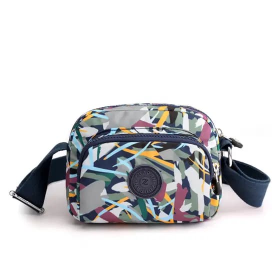 Bolsa feminina mensageiro pequena bolsa 2026 verão novo estilo Casual bolsa para celular pano Oxford três camadas pequen