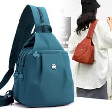 Viagem pequena mochila feminina Mini mochila outono inverno saco de peito feminino pequeno saco All-Match Oxford pano Ca