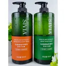 Senvina Gel de Banho Hidratante Extrato de Planta Puro Banho Doméstico Líquido Hidratante Refrescante Homens Mulheres Fr