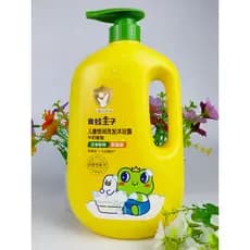 Frog Prince Shampoo Shampoo Hidratante Infantil Lavagem Corporal 2 em 1 Fragrância de Leite Lavagem Corporal para Bebês