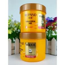 Pomada assada brilhante reparação macia máscara reversa seco Frizz máscara de cabelo condicionador masculino feminino ól