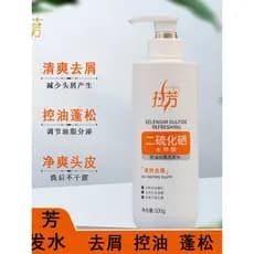 Lavon Selênio Disulfide Shampoo Ácido Salicílico Fofo Controle de Óleo Shampoo Anticaspa 500g Caspa Óleo Seco Cabelo