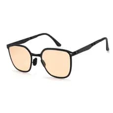 2024 novo estilo exclusivo dobrável luz óculos de sol moda ins estilo guarda-sol biscoito dobrável óculos de sol portáti