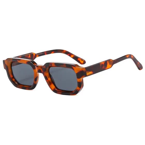 Quadrado pequeno quadro óculos de sol europeu americano Retro influenciador novo estilo simples High-End moda óculos de