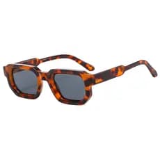 Quadrado pequeno quadro óculos de sol europeu americano Retro influenciador novo estilo simples High-End moda óculos de