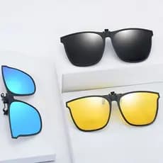 Óculos de miopia óculos de sol clipe masculino condução dedicado polarizado óculos Ultra-leve grande Flip-Up óculos de s