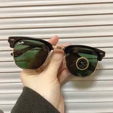 Lente de vidro temperado óculos de sol masculino condução polarizada versão coreana Anti-ultravioleta forte luz Wear-Res