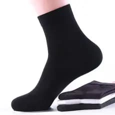 Meias masculinas verão meias de tubo médio absorvente de suor respirável desodorante meias masculinas meias de negócios