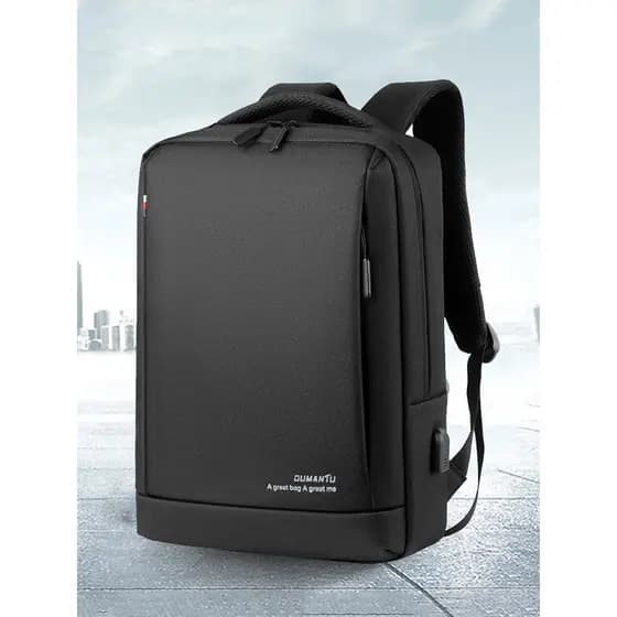 Mochila de computador de negócios de grande capacidade mochila masculina moda na moda simples estudante mochila lazer vi