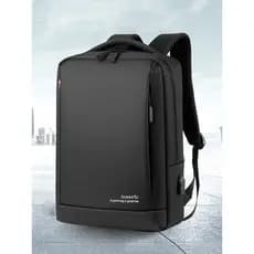 Mochila de computador de negócios de grande capacidade mochila masculina moda na moda simples estudante mochila lazer vi