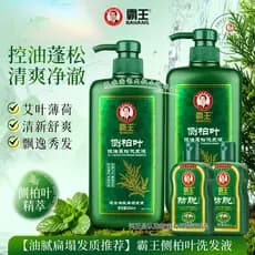 Overlord lado cipreste folha controle de óleo shampoo fofo refrescante shampoo macio Gel de banho condicionador masculin