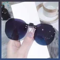 Óculos de sol Clip-On feminino à prova de ultravioleta Ultra-leve polarizado óculos masculino condução dedicado miopia S