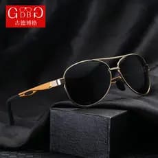 Óculos de sol masculino na moda único óculos de sol polarizados sapo motorista óculos de condução óculos de sol masculin