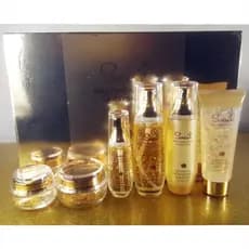 Genuíno Fanzhen 24K ouro caracol reparação conjunto de seis peças niacinamida folha de ouro água loção conjunto caixa de