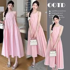 Vestido de verão vestido de verão costura Irregular sem mangas colete vestido de verão solto vestido Casual saia longa v