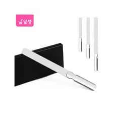 Arquivo de unhas/aço inoxidável E1pq801-fácil de usar ferramenta de Manicure tira de arquivo dupla face reparação de tir