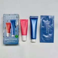 Estoque pronto Summer Fridays Summer Fridays Time Difference Máscara 15g + Bálsamo Labial 7g + Creme 2ml Conjunto Caixa