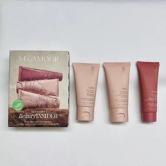 Estoque pronto Vegamour GRO Shampoo Condicionador Máscara Capilar Vitalidade Shampoo Controle de Óleo Combinação de Cond