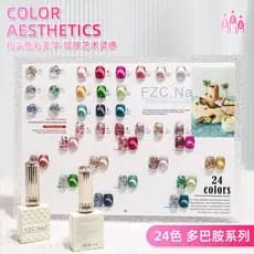 Loja de Manicure dedicada dopamina doces duplo brilho olho de gato congelado transparente unha polonês cola novo estilo
