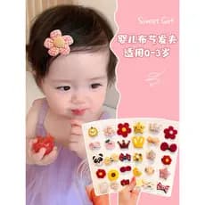 Grampo de cabelo infantil bebê não machuca o cabelo bonito novo estilo pequena menina arco suor Fetal grampo de cabelo c