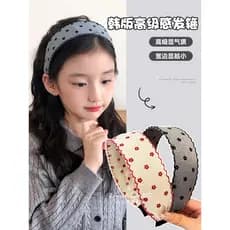 Crianças adoram pequena flor bandana de aba larga crânio alto topo não estrangular bandana meninas novo estilo cabelo es